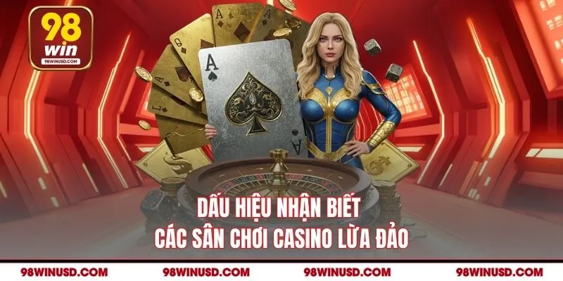 Dấu hiệu nhận biết các sân chơi casino lừa đảo