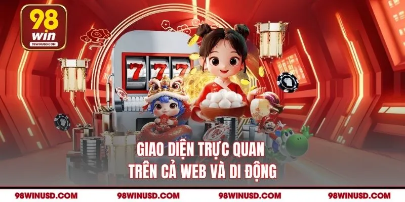 Giao diện trực quan trên cả web và di động