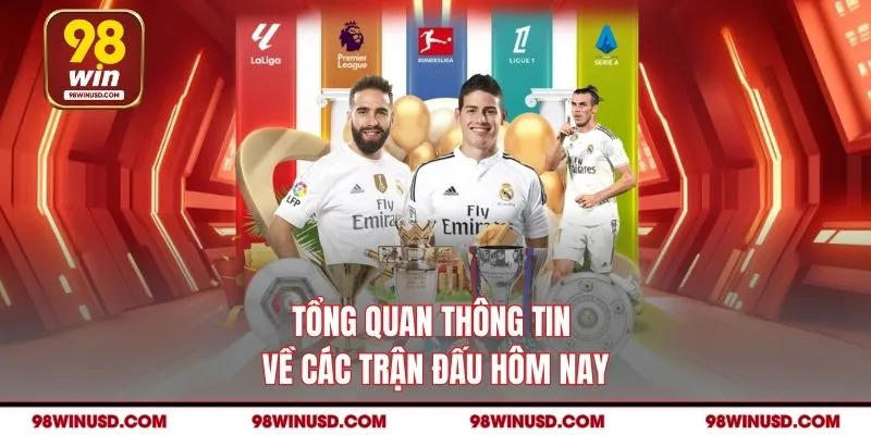 Tổng quan thông tin về các trận đấu hôm nay